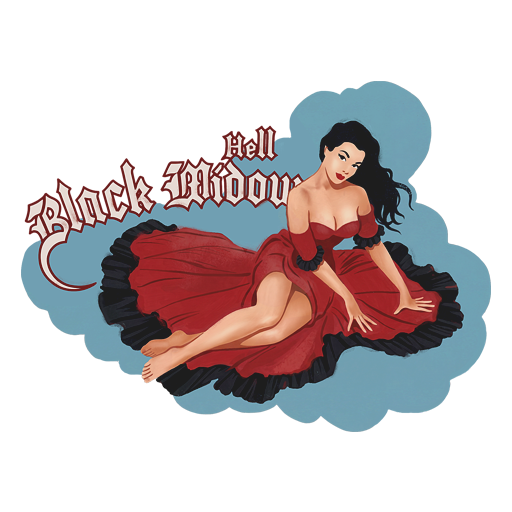 “Black Widow” decal